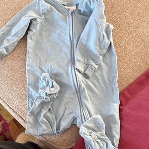 H&M Soft Blue Kids Footie One Piece